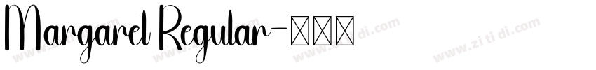 Margaret Regular字体转换